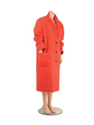 Lot 3593 - Important Stephen Sprouse Day-Glo Orange Wool...