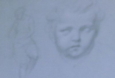 Lot 35 - French School 19th Century STUDY OF A CHILD'S...