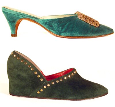 Lot 3798 - Two Pairs of Herbert Levine Shoes American,...