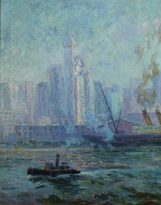Lot 294 - Walter Koeniger 1881-1943 NEW YORK CITY HARBOR...