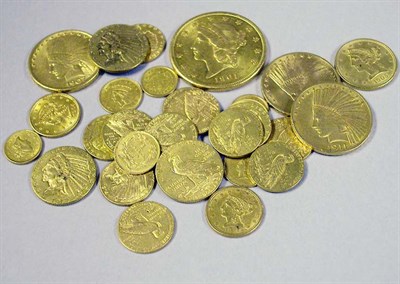 Lot 201 - Group of Assorted US Gold Coins