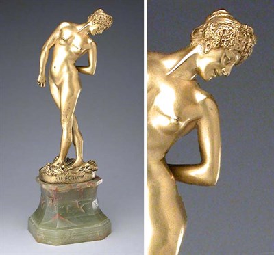 Lot 513 - Gilt-Bronze Figure of a Female Nude After a...