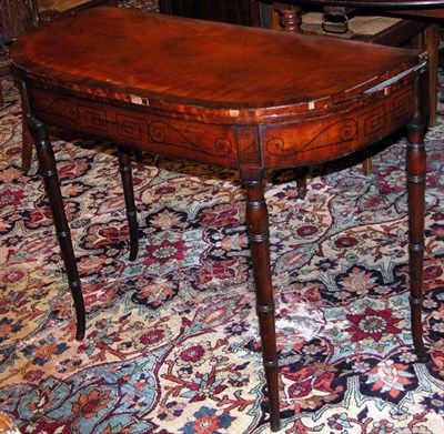 Lot 4382 - Regency Inlaid Rosewood and Satinwood Games...