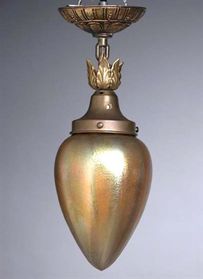 Lot 548 - Tiffany Gold Iridescent Favrile Glass and...