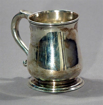 Lot 4366 - George II Silver Tankard John Swift, London,...