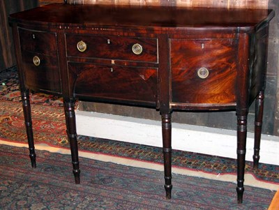 Lot 4406 - Late George III Mahogany Sideboard Early 19th...