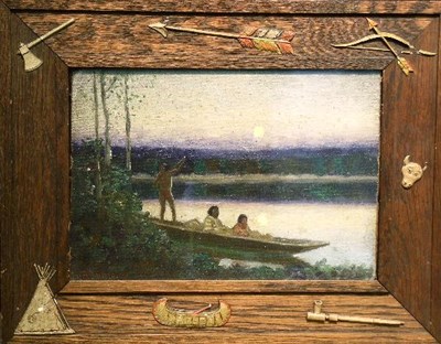 Lot 260 - Edwin Willard Deming 1860-1942 (i) INDIANS AT...