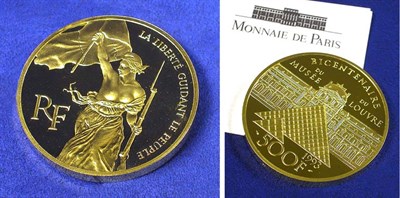 Lot 125 - France: 1993 5 Ounce Gold, Liberty Leading the People