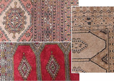 Lot 745 - Four Pakistan Bokara Rugs Approximately five...