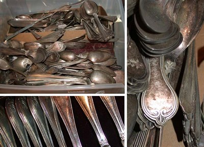 Lot 576 - Miscellaneous Group of Silver Plated Flatware...