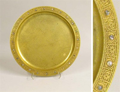 Lot 599 - Tiffany Studios Gilt-Bronze Charger In the...