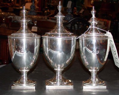 Lot 281 - Three Tiffany & Co. Sterling Silver Covered...