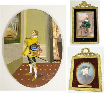 Lot 429 - Group of Three Continental Plaques One...