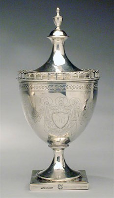 Lot 2189 - Silver Covered Sugar Urn Charles Boehme,...
