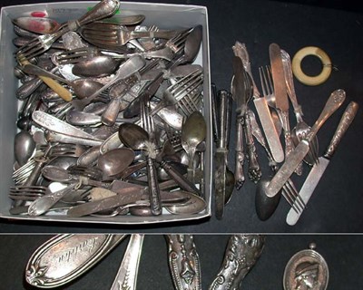 Lot 563 - Group of Coin Silver, Silver Plated and Other...