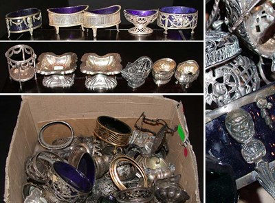 Lot 578 - Group of Continental Silver and Silver Plated...