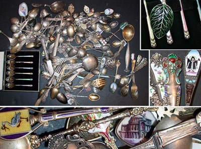 Lot 309 - Miscellaneous Group of Silver and Enamel...