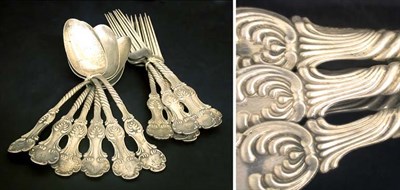 Lot 316 - Sheibler Sterling Silver Partial Flatware...