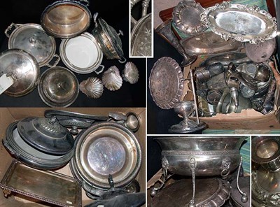 Lot 534 - Miscellaneous Group of Silver Plated Hollow...