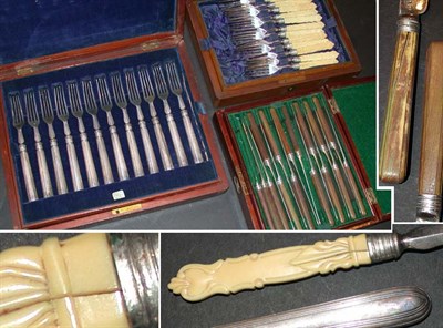Lot 314 - Miscellaneous Group of Mother-of-Pearl Handled...