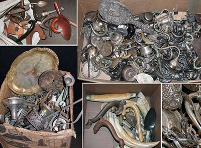 Lot 535 - Miscellaneous Group of Silver Plated Parts and...