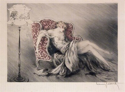 Lot 1237 - Louis Icart MEDITATION (H./C./I. 333)...