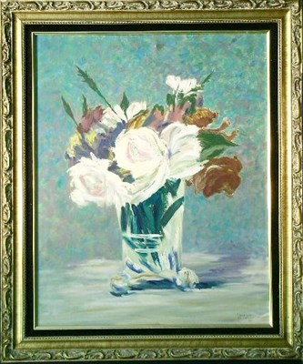 Lot 26 - Francis Fillerup American, 20th century FLORAL...