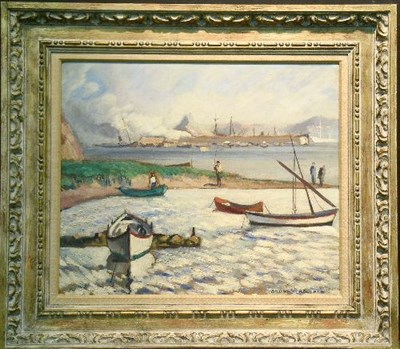 Lot 63 - Andre Verdilhan French, 1881-1963 FISHING...