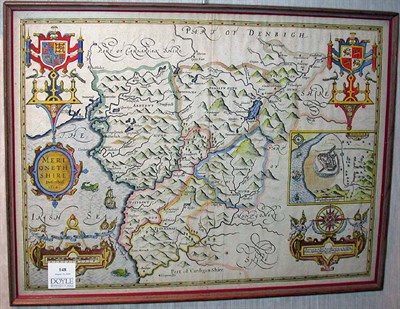 Lot 148 - [MAP] SPEED, JOHN Merionethshire Described...