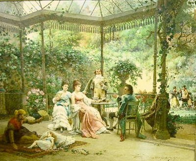 Lot 108 - Adrien de Boucherville French, d.1912 GARDEN...