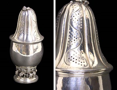 Lot 271 - Georg Jensen Silver Caster Of ovoid form, with...