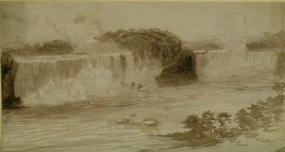 Lot 2030 - American School 19th Century NIAGARA FALLS...