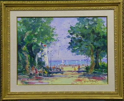 Lot 68 - Georges Yoldjoglou Continental, b.1935 BORD DE...