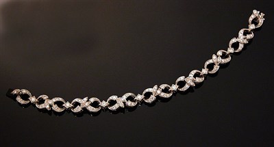Lot 618 - Diamond Flexible Bracelet