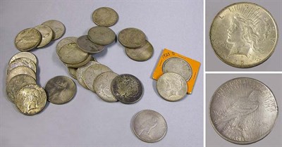Lot 202 - Group of Assorted US Silver Dollars