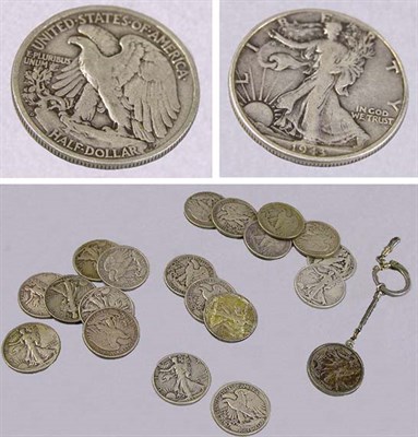 Lot 204 - Group of Assorted US Silver Half Dollars