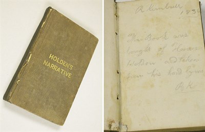 Lot 1111 - HOLDEN, HORACE A Narrative of the Shipwreck,...