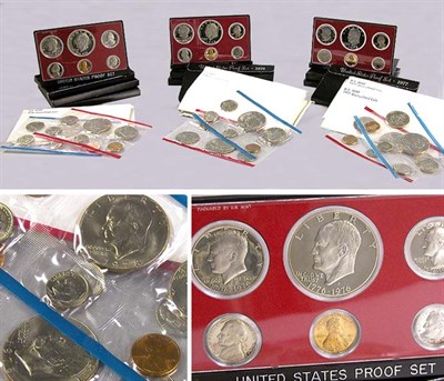 Lot 210 - Group of Assorted US Proof and Mint Sets