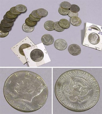 Lot 211 - Group of Assorted US Kennedy Half Dollars