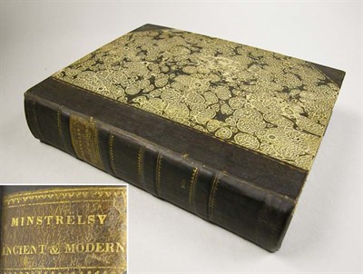 Lot 1136 - MOTHERWELL, WILLIAM Minstrelsy: Ancient and...