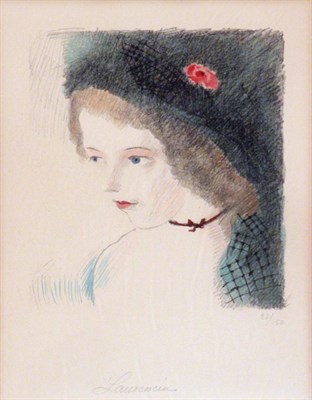 Lot 1252 - Marie Laurencin SUZANNE (MARCHESSEAU 131) Hand-...