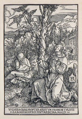 Lot 1200 - Albrecht Durer ST. FRANCIS RECEIVING THE...