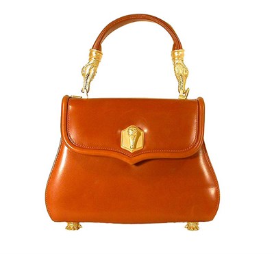 Lot 3766 - Kieselstein-Cord Cognac Leather Handbag...