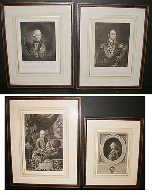 Lot 134 - After T. Phillips COUNT PLATOFF Mezzotint by W....