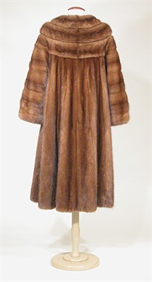 Lot 3649 - Pauline Trigere Mink Smock Coat American With...