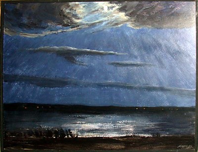 Lot 93 - Stephen Kuzma American, b.1933 MOONLIT BAY #1...