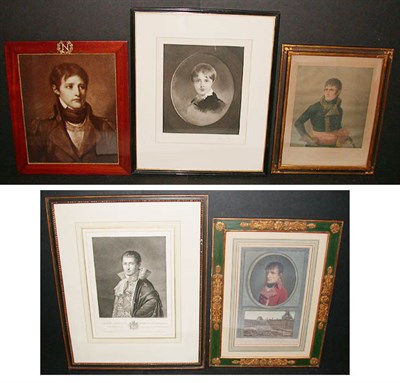 Lot 112 - After A. Appiani N. BONAPARTE Color stipple...