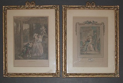 Lot 124 - After Le Brun LE MAITRE DE MUSIQUE and LA...
