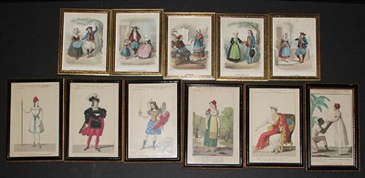 Lot 115 - Martinet, publishers [COSTUME DESIGNS] Six...