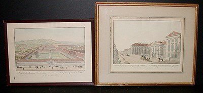 Lot 110 - Schulz [VIEWS OF VIENNA] Two hand-colored...